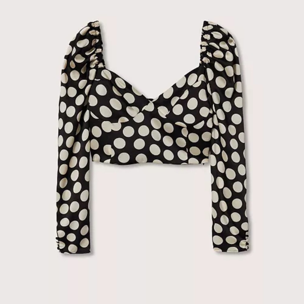 BRAND NEW WITHOUT TAG MANGO POLKA DOT BLOUSE- SIZE XL